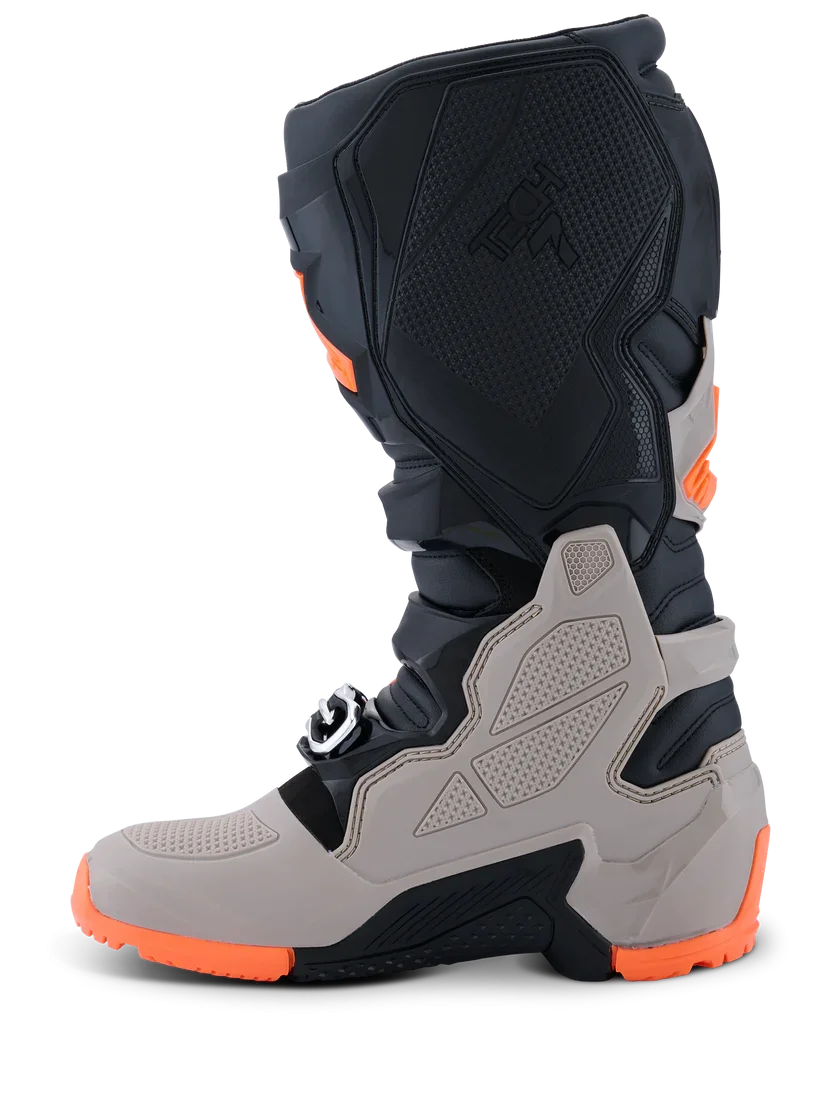 Bota Alpinestars Tech 7 Nova Enduro 26 Preto/Cinza/Laranja Fluor